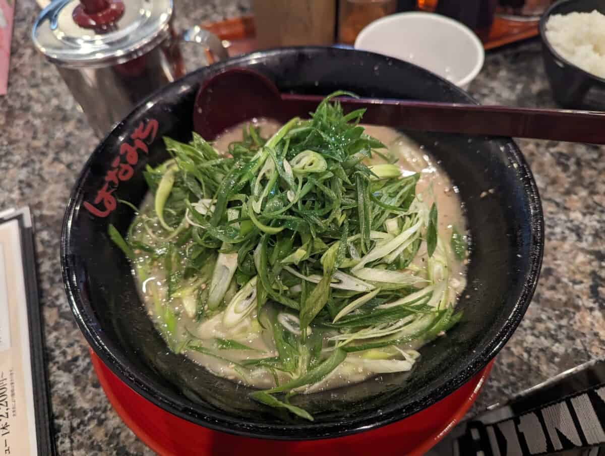 Green Onion Ramen at Mensho Hanamichi or Ramen Bar Hanamichi