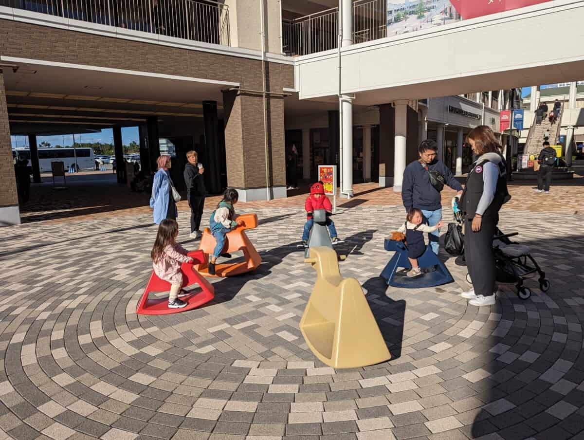 Outdoor Playground at Rinku Premium Outlets.